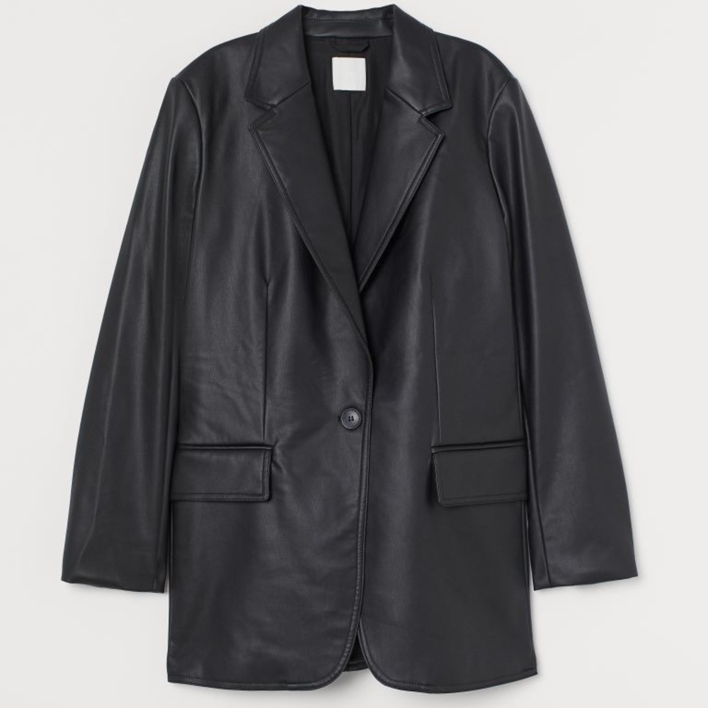 NWT H&M Faux Leather Jacket XS